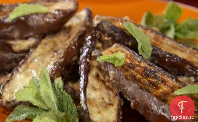 Berenjena Japonesa A La Parrilla Esmaltada con Miso