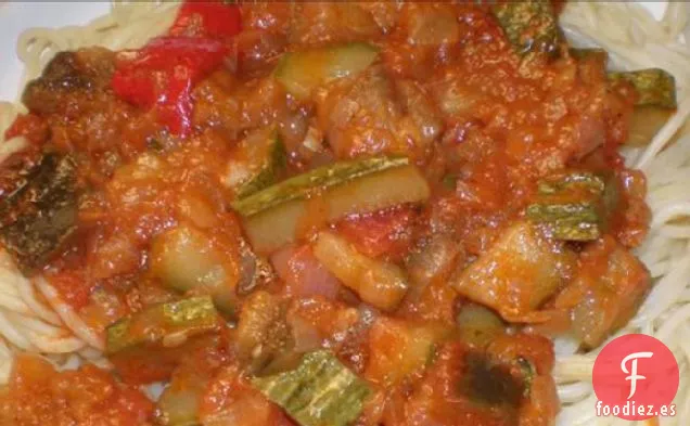 Espaguetis Vegetarianos