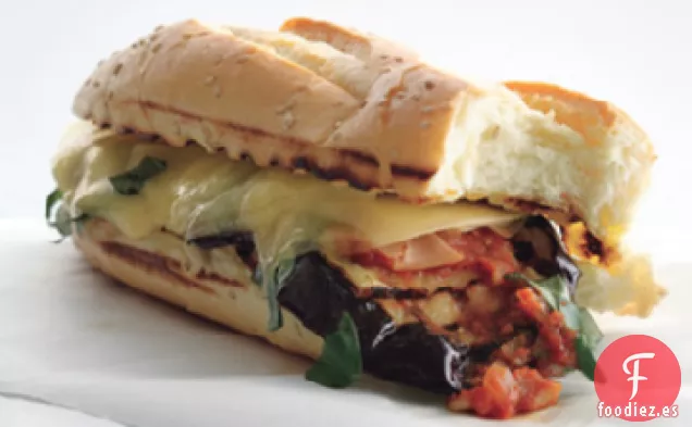 Heros de Parmesana de Berenjena a la Parrilla