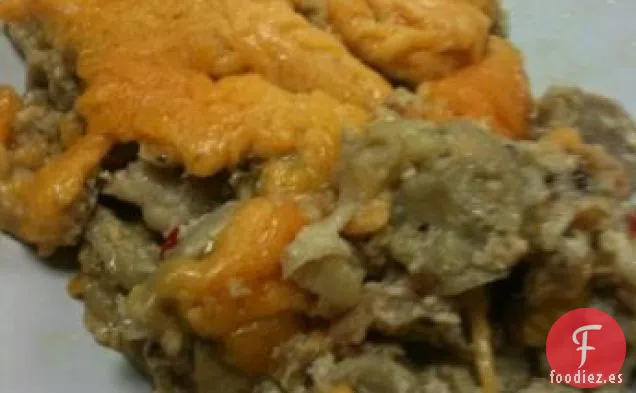 Berenjena Con Alcaparras y Aceitunas