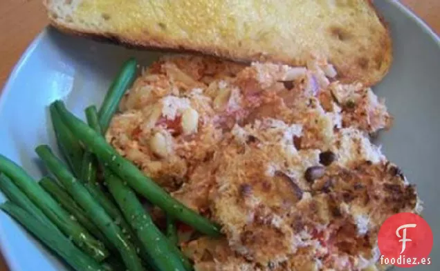 Berenjena con queso (Berenjena) - Cazuela de Orzo