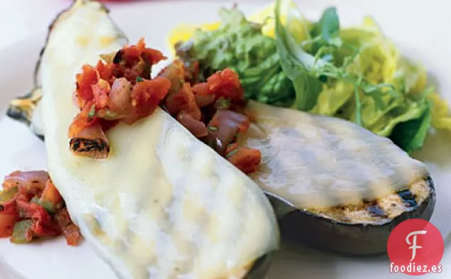 Berenjena A La Plancha Queso Provolone