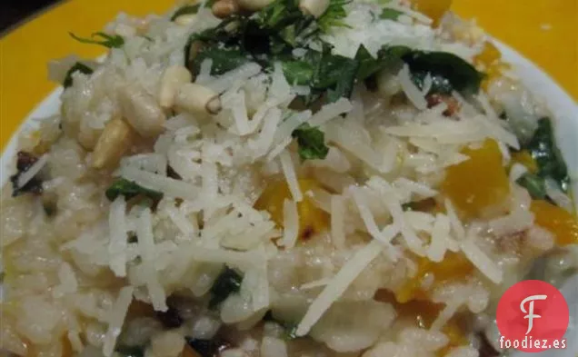 Risotto de Calabaza, Limón y Albahaca