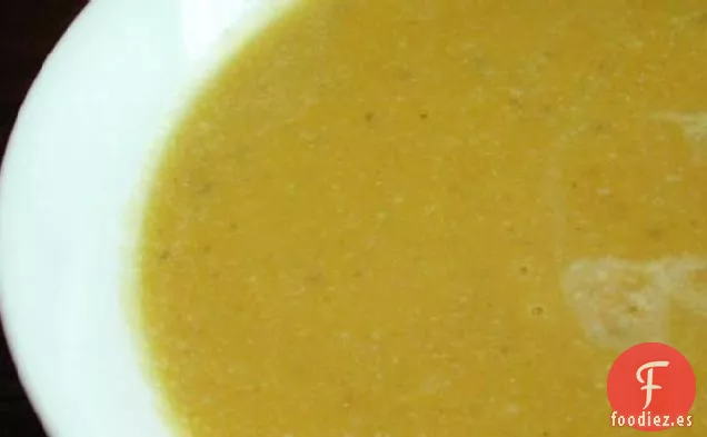 Sopa Vegana de Curry de Calabaza