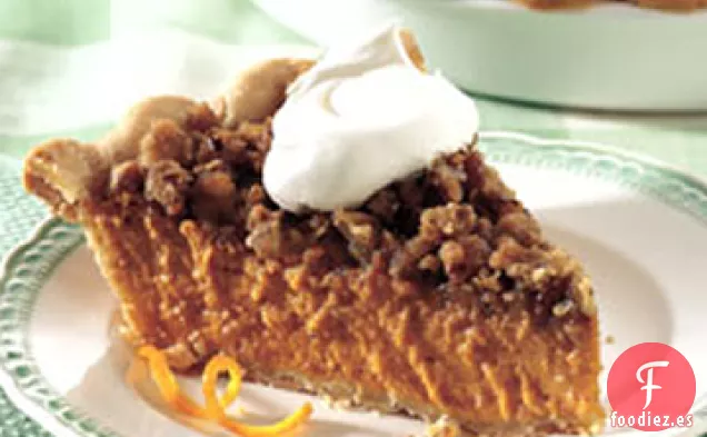 Pastel de Calabaza con Tapa de Streusel
