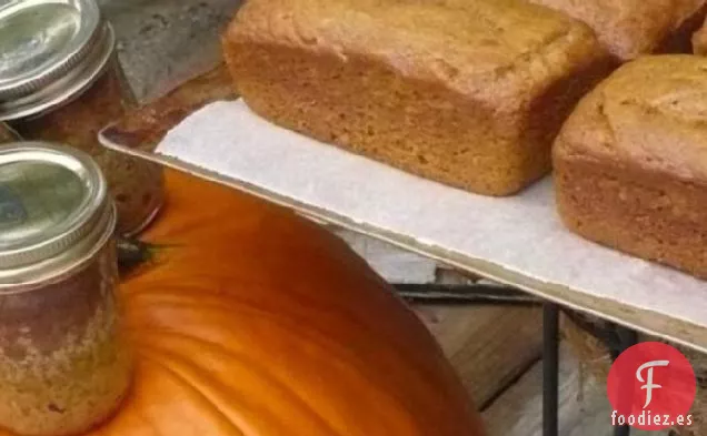 Pan de Calabaza de Navidad por Sally