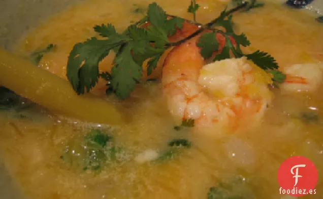Sopa de Calabaza y Coco