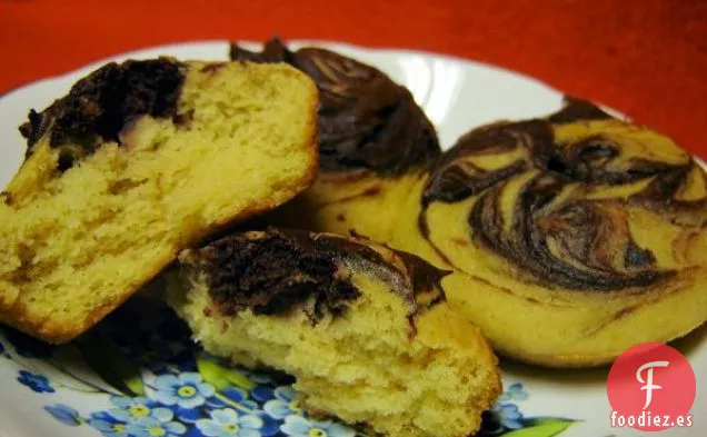 Rollos de Levadura con Nudo de Calabaza