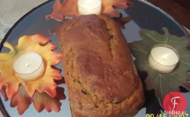 Pan de Calabaza Con Trozos de Chocolate