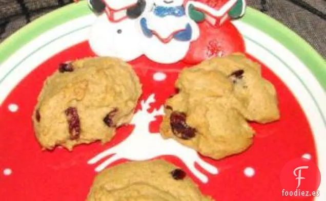 Galletas de Arándanos de Calabaza