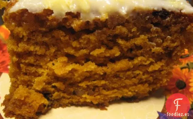 Pastel de Especias de Calabaza de Martha