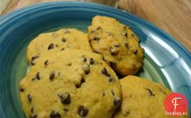 Galletas de Calabaza con Chispas de Chocolate de Cristal
