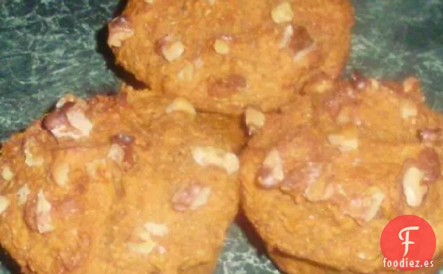 Magdalenas Saludables de Queso Crema de Salvado de Calabaza