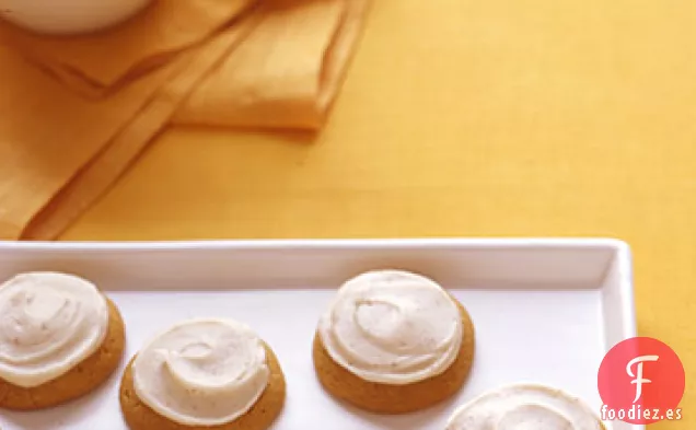 Galletas de Calabaza con Glaseado de Mantequilla Marrón