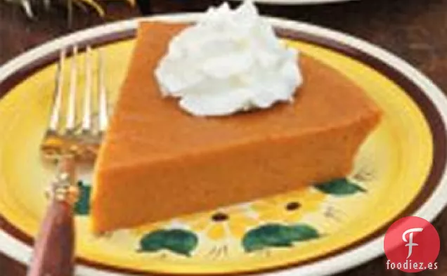 Pastel de Calabaza sin Corteza