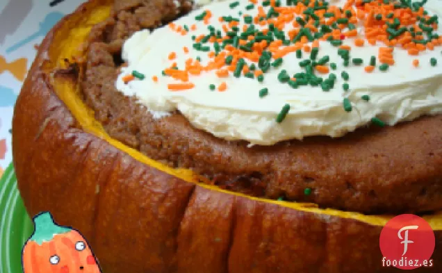 Pastel Horneado en Calabaza