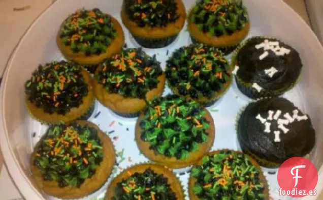 Cupcakes De Especias De Calabaza Fáciles Con Glaseado De Queso Crema De Canela