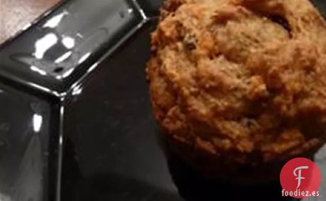 Muffins Integrales de Zanahoria y Pasas de Uva