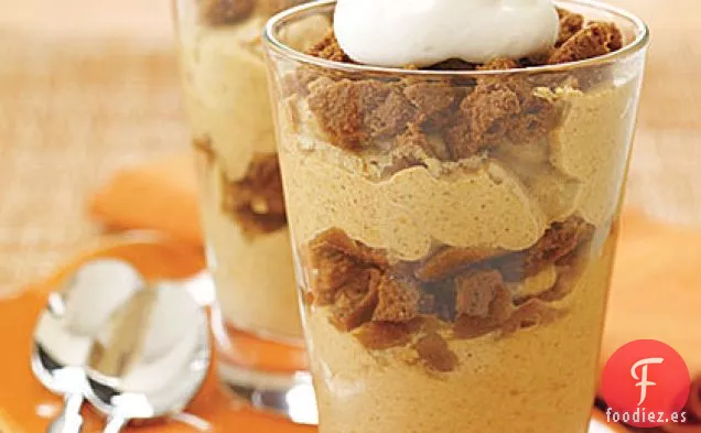 Parfaits de Mousse de Calabaza y Arce
