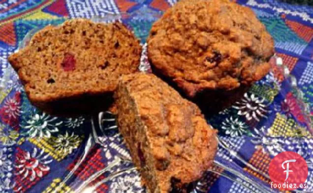 Magdalenas Veganas Saludables de Especias de Zanahoria Bajas en Grasa de Matthew