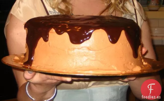 Pastel de Calabaza de Chocolate Glaseado
