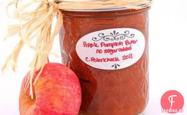 Mantequilla de Calabaza de Manzana en Olla de Barro (Sin Azúcar Añadida)