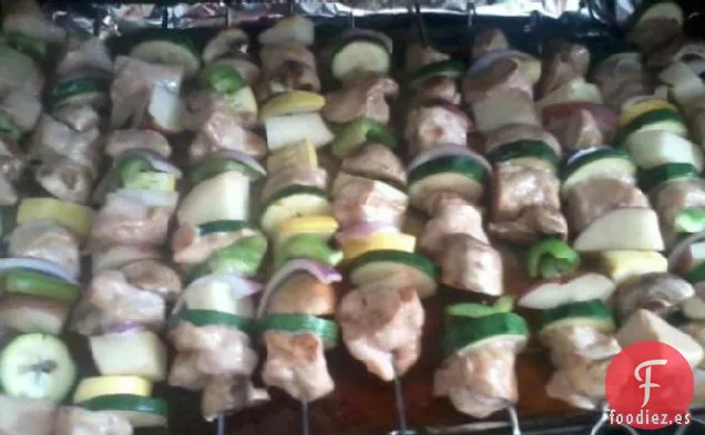 Brochetas de Pollo al Horno