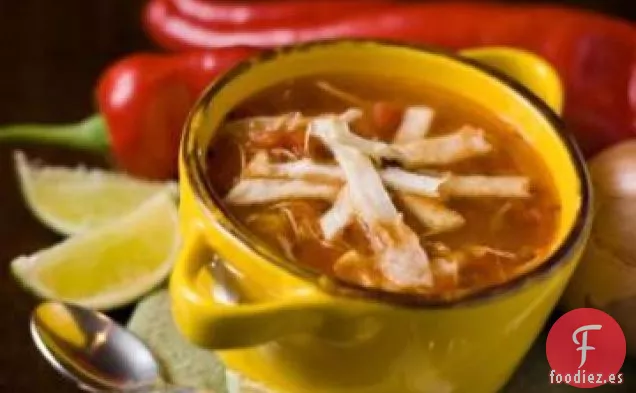 Sopa de Tortilla Vegetariana
