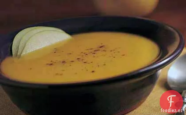 Sopa de Calabaza y Pera al Curry