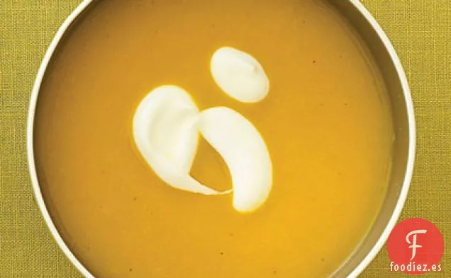 Sopa de Calabaza Asada al Curry