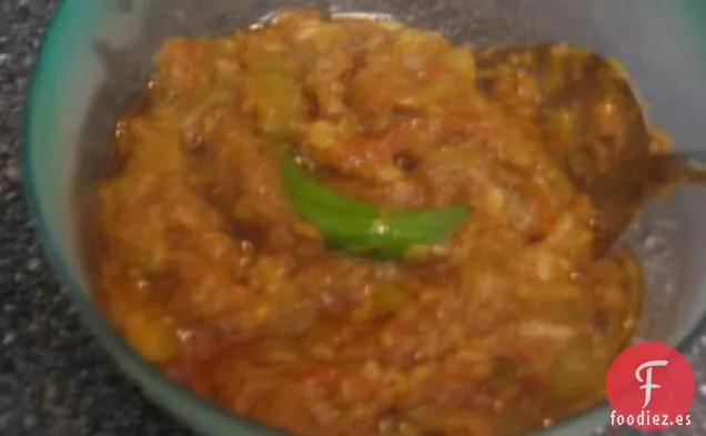 Turai Ka Salan (Calabacines al Curry)al estilo pakistaní