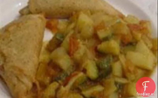 Curry de Patata y Calabacín