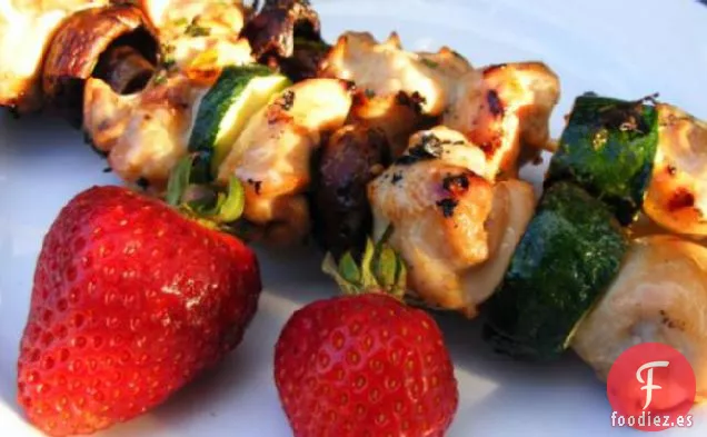 Brochetas de Pollo