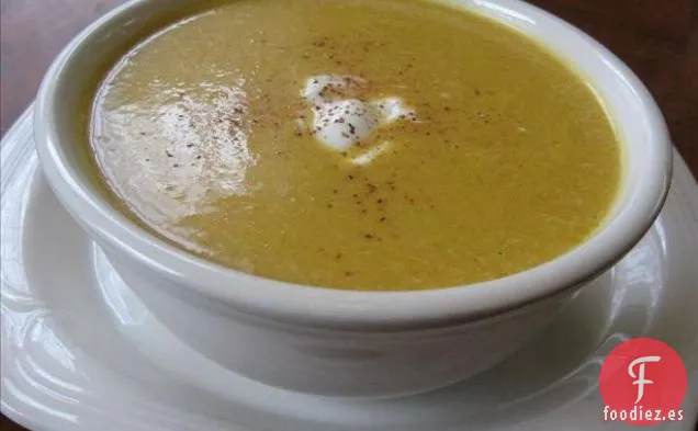 Sopa De Manzana Y Calabaza De Bellota Dulce