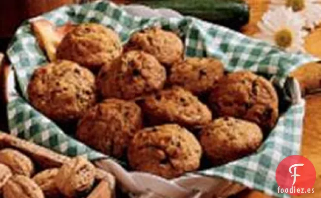 Muffins de Calabacín y Chispas de Chocolate