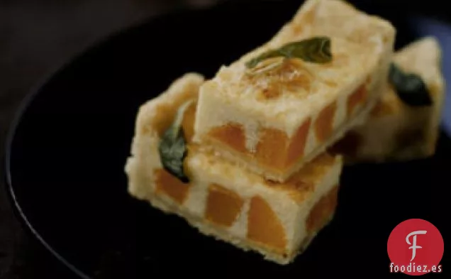 Tarta de Crema de Parmesano con Calabaza