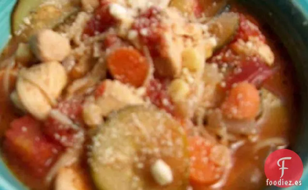 Sopa Italiana de Pollo y Verduras