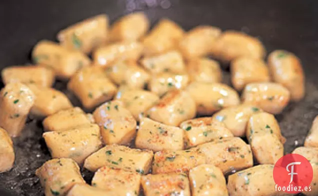 Ñoquis con Champiñones y Calabaza