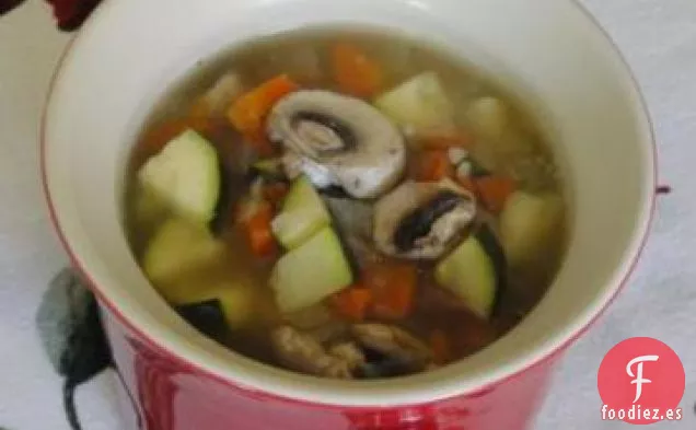 Sopa de Verduras para Uno