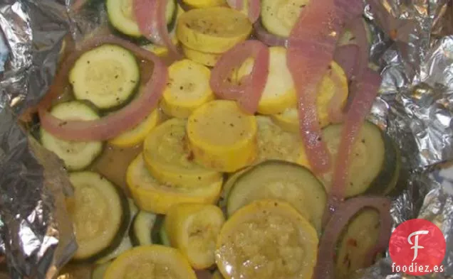 Calabacín a la Parrilla y Calabaza Amarilla