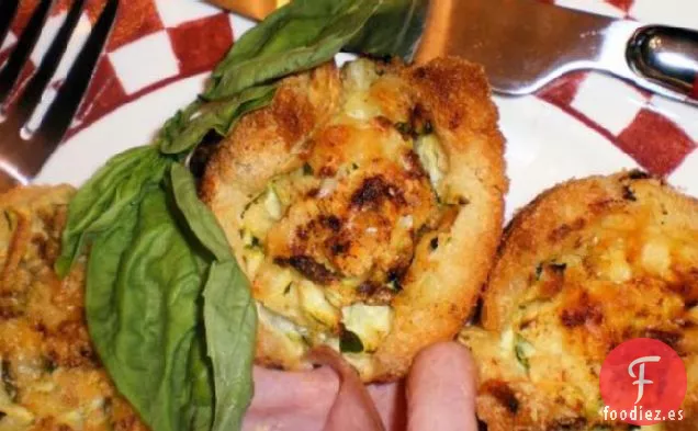 Tostada de Calabacín con Albahaca