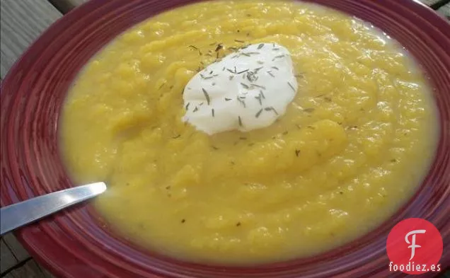 Sopa de Calabaza de Invierno