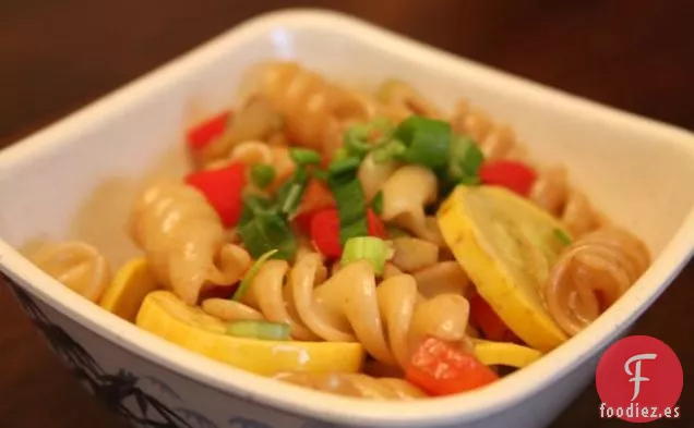 Deliciosa Ensalada de Pasta Italiana Vegetariana