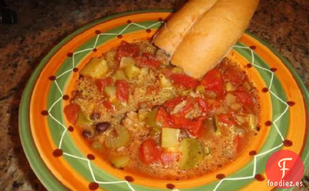 Sopa de Calabacín Picante / Chile