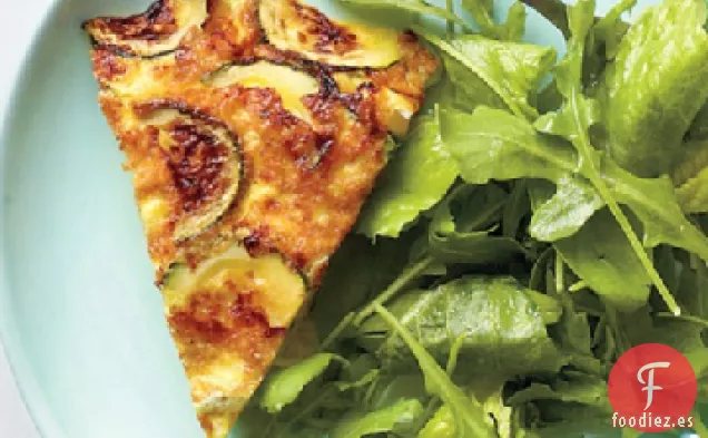 Jamón, Calabacín y Frittata de Gruyere