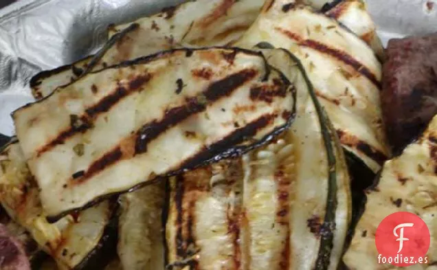 Rodajas de Calabacín A La Parrilla con Hierbas de Ellie