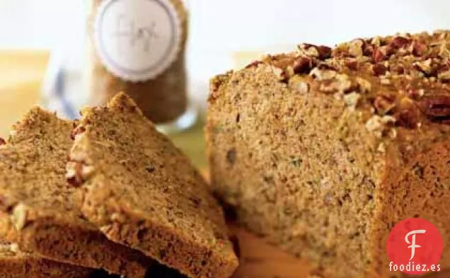 Pan de Linaza de Calabacín y Nuez Pecana