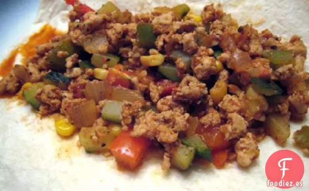 Relleno de Tacos de Pavo de Jardín de Cosecha