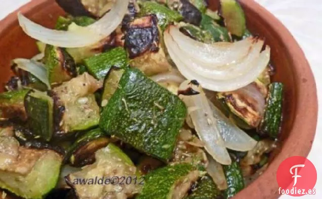 calabacín asado con tomillo