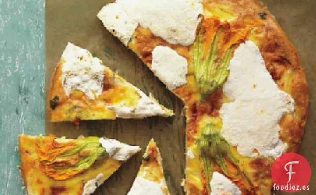 Frittata de Calabaza con Flores